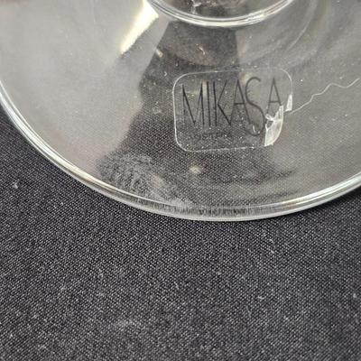 Mikasa Gold Rimmed Water Glasses & Champagne Flutes (K-JS)