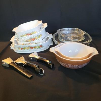 Spice of Life Corning Ware Dishes and Vintage Pyrex (K-EL)
