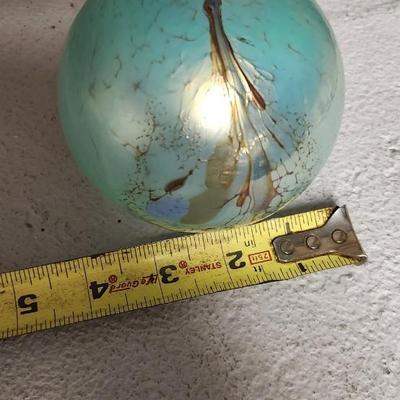 Sale Photo Thumbnail #102: Gorgeous Hand Blown Art Glass Balls made by Borowski Poland.