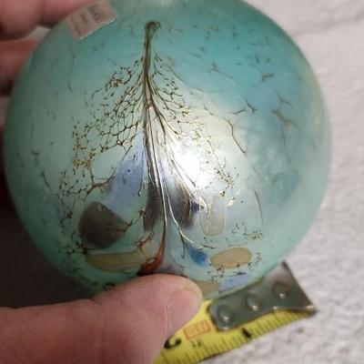 Sale Photo Thumbnail #103: Gorgeous Hand Blown Art Glass Balls made by Borowski Poland.