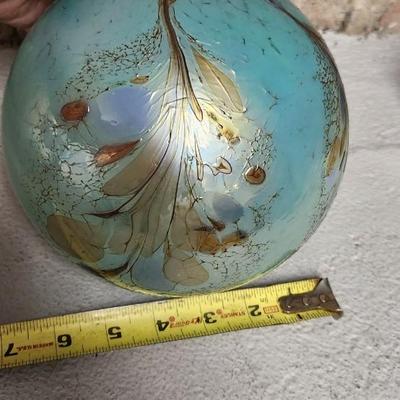 Sale Photo Thumbnail #104: Gorgeous Hand Blown Art Glass Balls made by Borowski Poland.