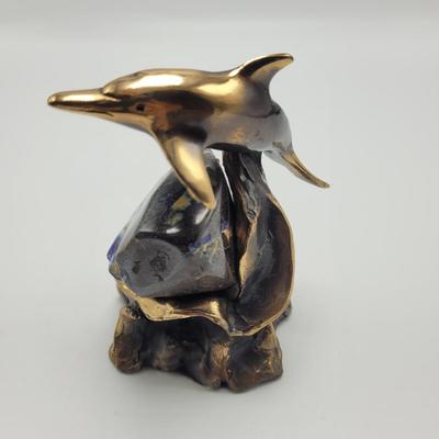 Raw Opal & Quartz with Dolphins (K-EL)