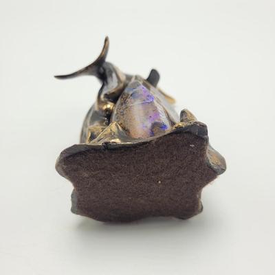 Raw Opal & Quartz with Dolphins (K-EL)