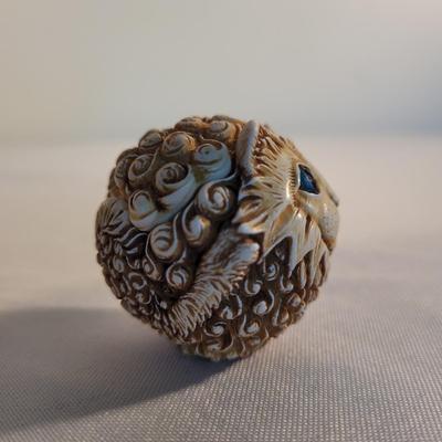 Six Cat Themed Figurines incl Harmony Kingdom and Pot Bellys (K-EL)