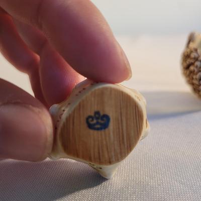 Six Cat Themed Figurines incl Harmony Kingdom and Pot Bellys (K-EL)