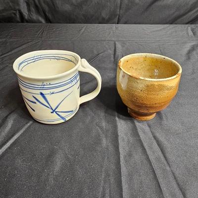 Handmade Pottery Bowls & Cups (K-JS)