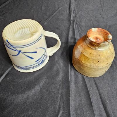 Handmade Pottery Bowls & Cups (K-JS)
