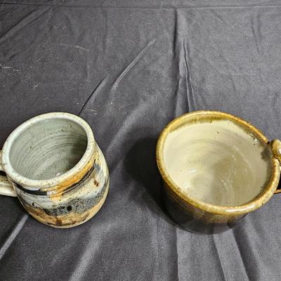 Handmade Pottery Bowls & Cups (K-JS)