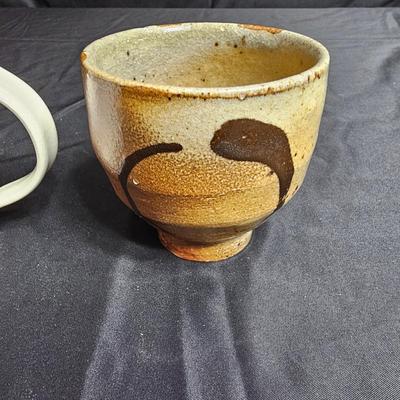 Handmade Pottery Bowls & Cups (K-JS)