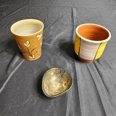 Handmade Pottery Bowls & Cups (K-JS)