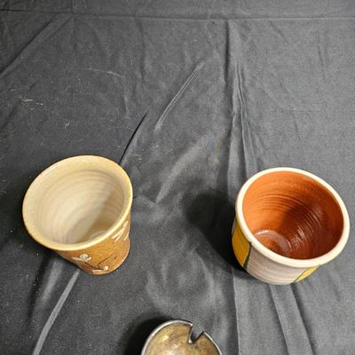 Handmade Pottery Bowls & Cups (K-JS)