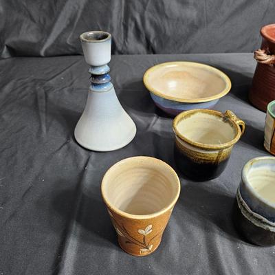 Handmade Pottery Bowls & Cups (K-JS)
