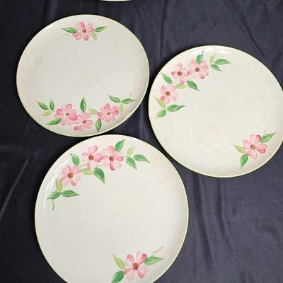 Set of 'Posie Pink' Handpainted China by Maruta of Japan (K-JS)