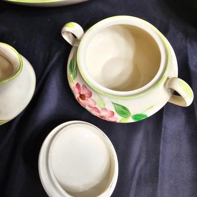 Set of 'Posie Pink' Handpainted China by Maruta of Japan (K-JS)