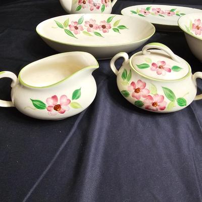 Set of 'Posie Pink' Handpainted China by Maruta of Japan (K-JS)
