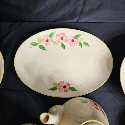 Set of 'Posie Pink' Handpainted China by Maruta of Japan (K-JS)