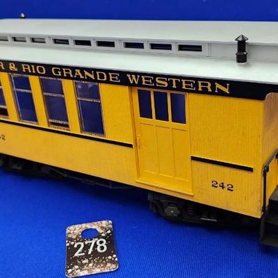 D&R G W Rio Grande Coach Passenger Car