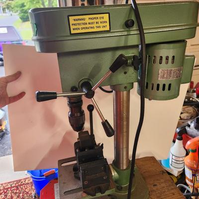 Bench Top Drill Press with Baldor Electric Co. Stand