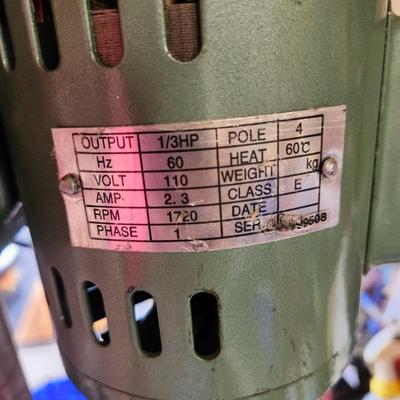 Bench Top Drill Press with Baldor Electric Co. Stand