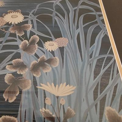 Pair of Gold Framed Asian Landscape Prints (LR-JS)