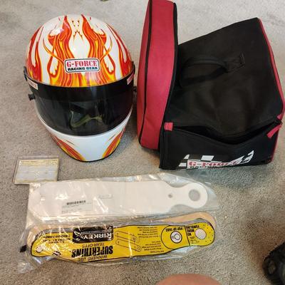 G-Force Racing Gear Helmet with Storage Bag