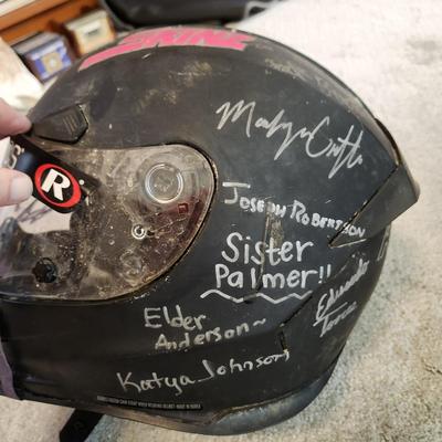 Icon Airframe Pro Racing Helmet with Autographs DOT FMVSS #218