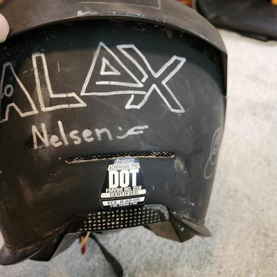 Icon Airframe Pro Racing Helmet with Autographs DOT FMVSS #218