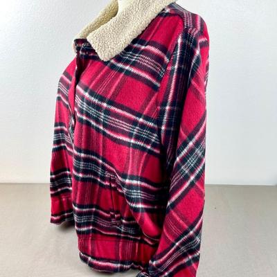 New CJ. Banks Plaid Snap Jacket 2X