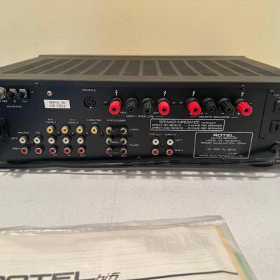 Rotel RX-950AX Receiver – Tested, Includes Remote & Owner’s Manual