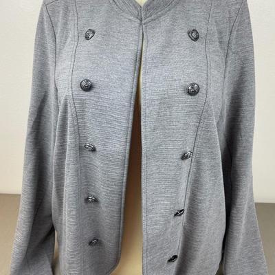 New Maurices Knit Military Jacket 1X