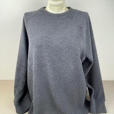 Comfort Code by CuddlDuds Charcoal Grey Sweatshirt 1X