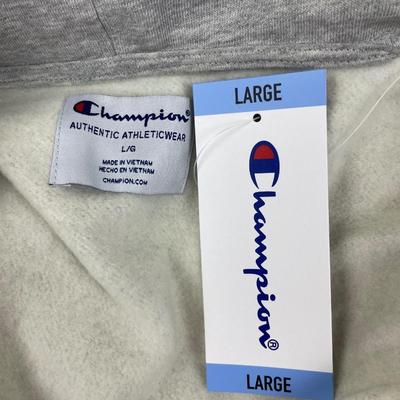 New Men’s Champion 1/2 Zip Hoodie Large