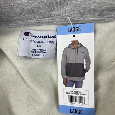 New Men’s Champion 1/2 Zip Hoodie Large