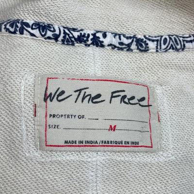 We the Free Brand French Terry Hoodie Jacket Medium