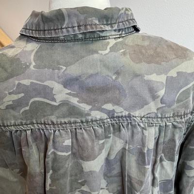 Anthropologie Montana Camo soft button down Shirt 10