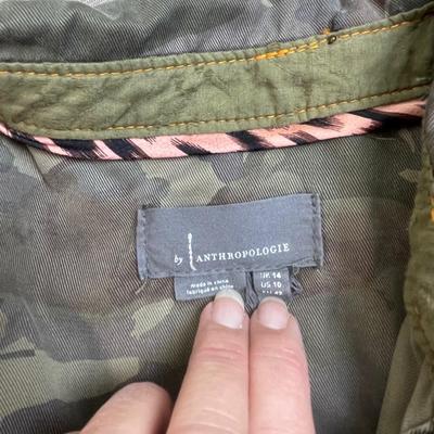 Anthropologie Montana Camo soft button down Shirt 10