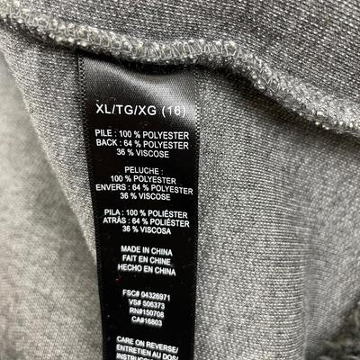 New Grey Teddy Bear Hoodie Sweatshirt XL