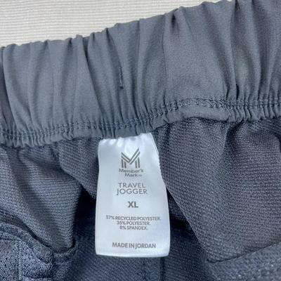 New Black Travel Jogger Pants XL