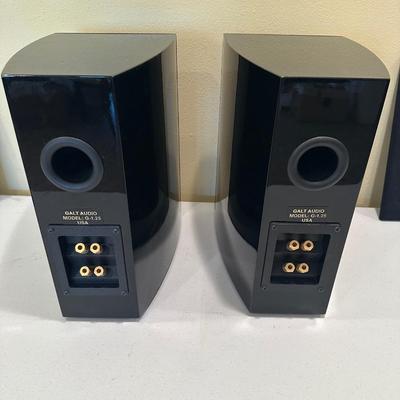 Elegant Galt Audio G-1.25 Bookshelf Speakers – Gloss Black, Excellent Condition