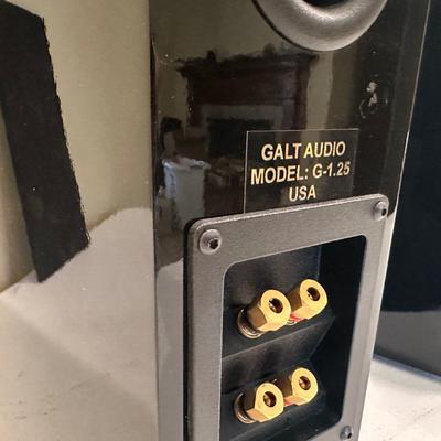 Elegant Galt Audio G-1.25 Bookshelf Speakers – Gloss Black, Excellent Condition