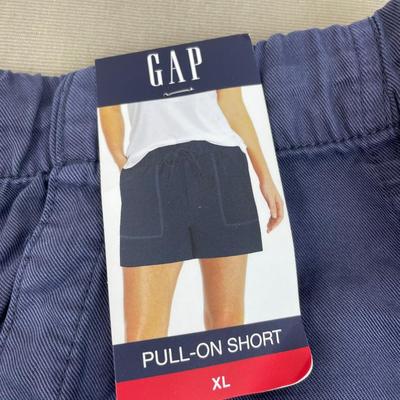 2 Pair New GAP Pull on Shorts XL