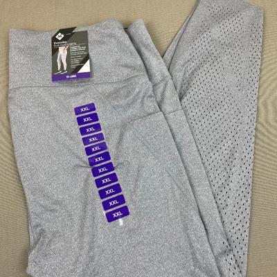 New Grey Everyday Perforated Leggings XXL