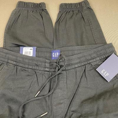 New GAP Black Twill Women’s Jogger Pants L