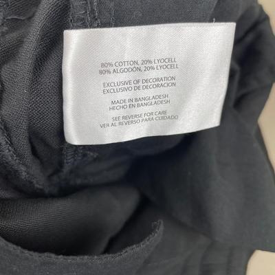 New GAP Black Twill Women’s Jogger Pants L