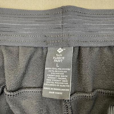 New Black Tech Fleece Pant Large Men’s?