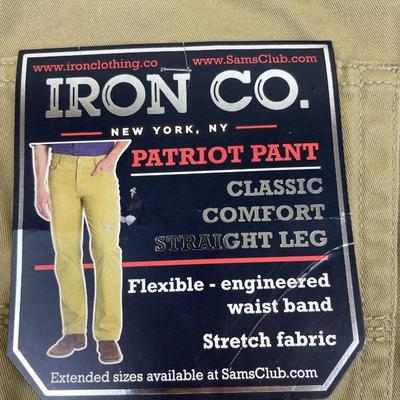 New Men’s Iron Co. Patriot Pant 36X32