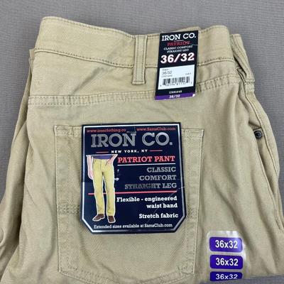 New Men’s Iron Co. Patriot Pant 36X32