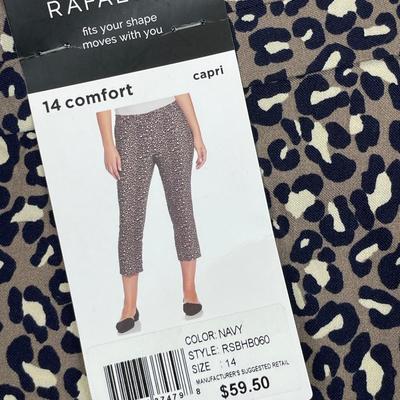 Rafaella Brand Print Capri Pants 14