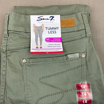 Seven7 Tummy Less High Rise Skinny Jeans 14