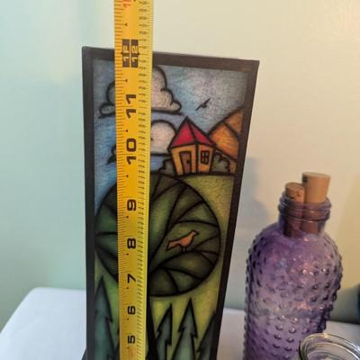 Table Top Lamp Bottles Camel Masal Shuka 100% Acrylic